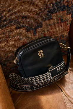 Holland Cooper Abbot Bag Strap Ecru Houndstooth Best