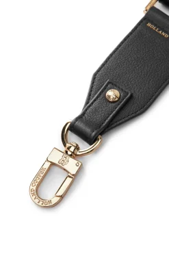 Holland Cooper Abbot Bag Strap Black Gold Outlet