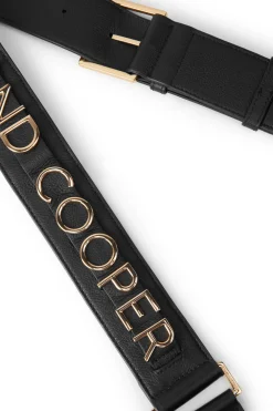 Holland Cooper Abbot Bag Strap Black Gold Outlet