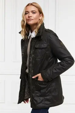 Holland Cooper Alma Wax Artillery Jacket Online