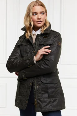 Holland Cooper Alma Wax Artillery Jacket Online