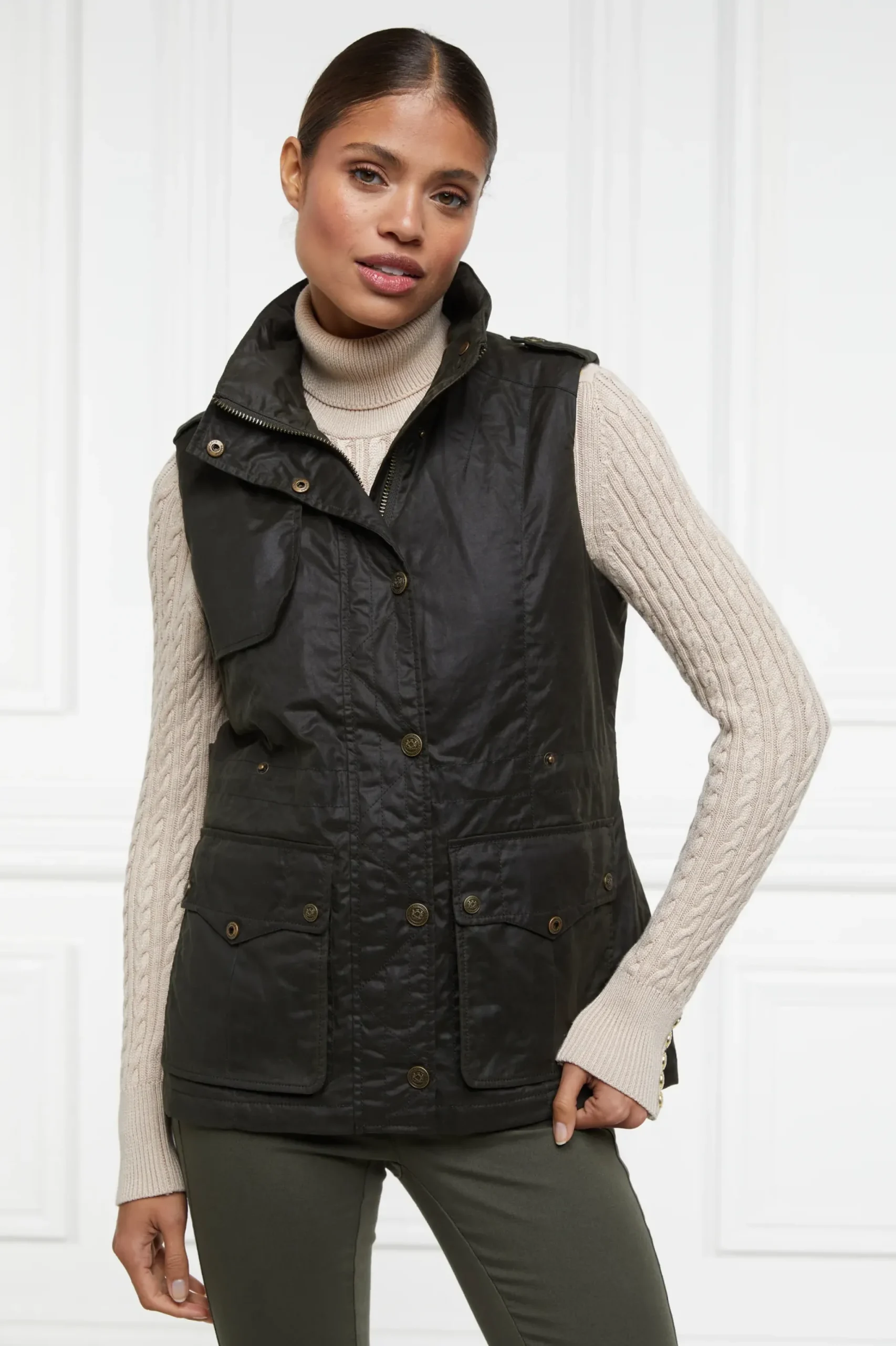 Holland Cooper Alma Wax Gilet Online