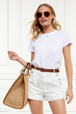 Holland Cooper Amoria Tailored Short White Clearance