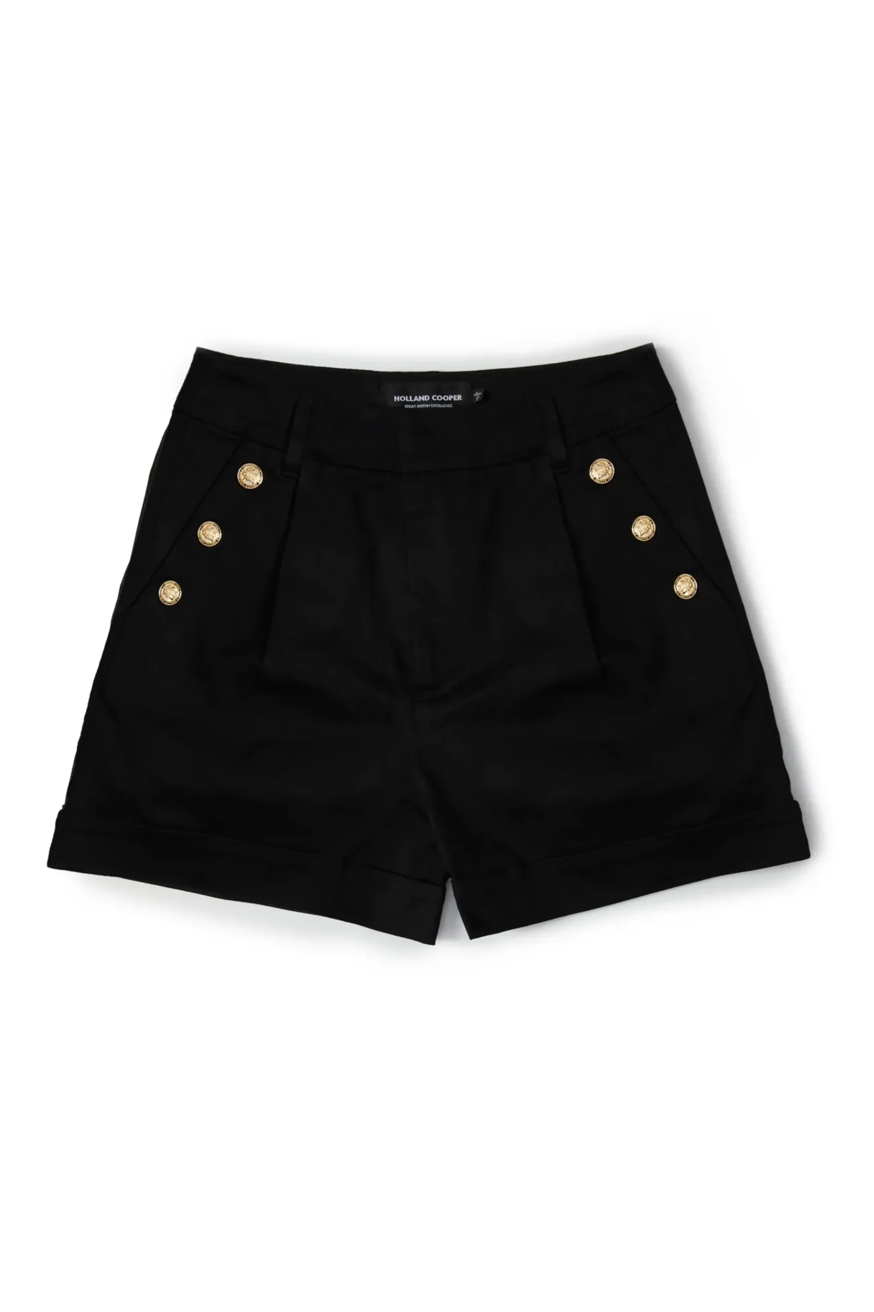 Holland Cooper Amoria Tailored Short Black Discount