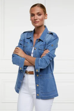 Holland Cooper Artillery Jacket Denim Online