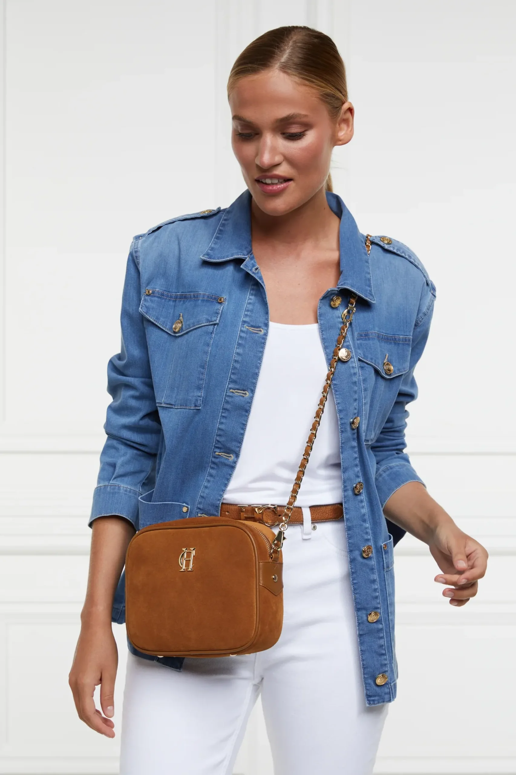 Holland Cooper Artillery Jacket Denim Online