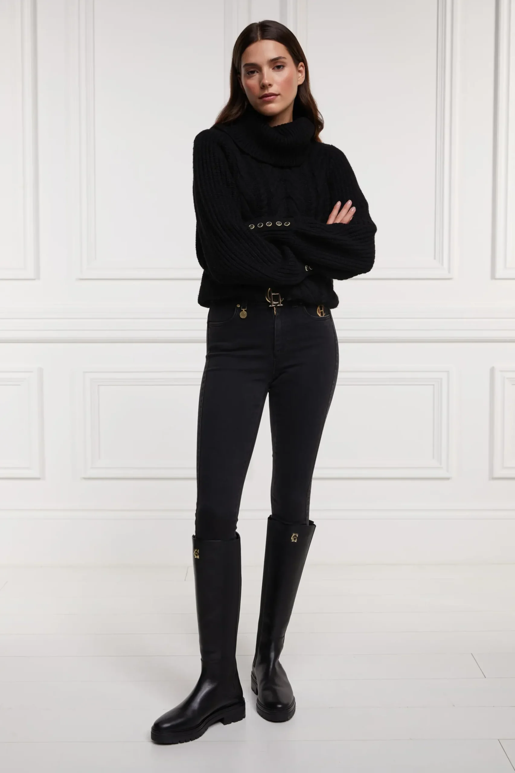 Holland Cooper Astoria Knee Boot Discount