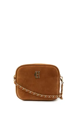 Holland Cooper Atelier Ultra Slim Belt Tan Suede Outlet