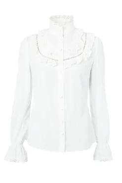 Holland Cooper Audley Lace Blouse Discount