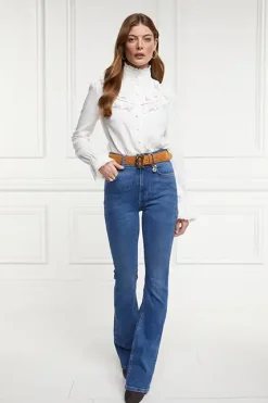 Holland Cooper Audley Lace Blouse Discount