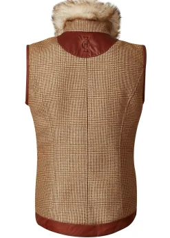 Holland Cooper Aviator Gilet Tawny Clearance