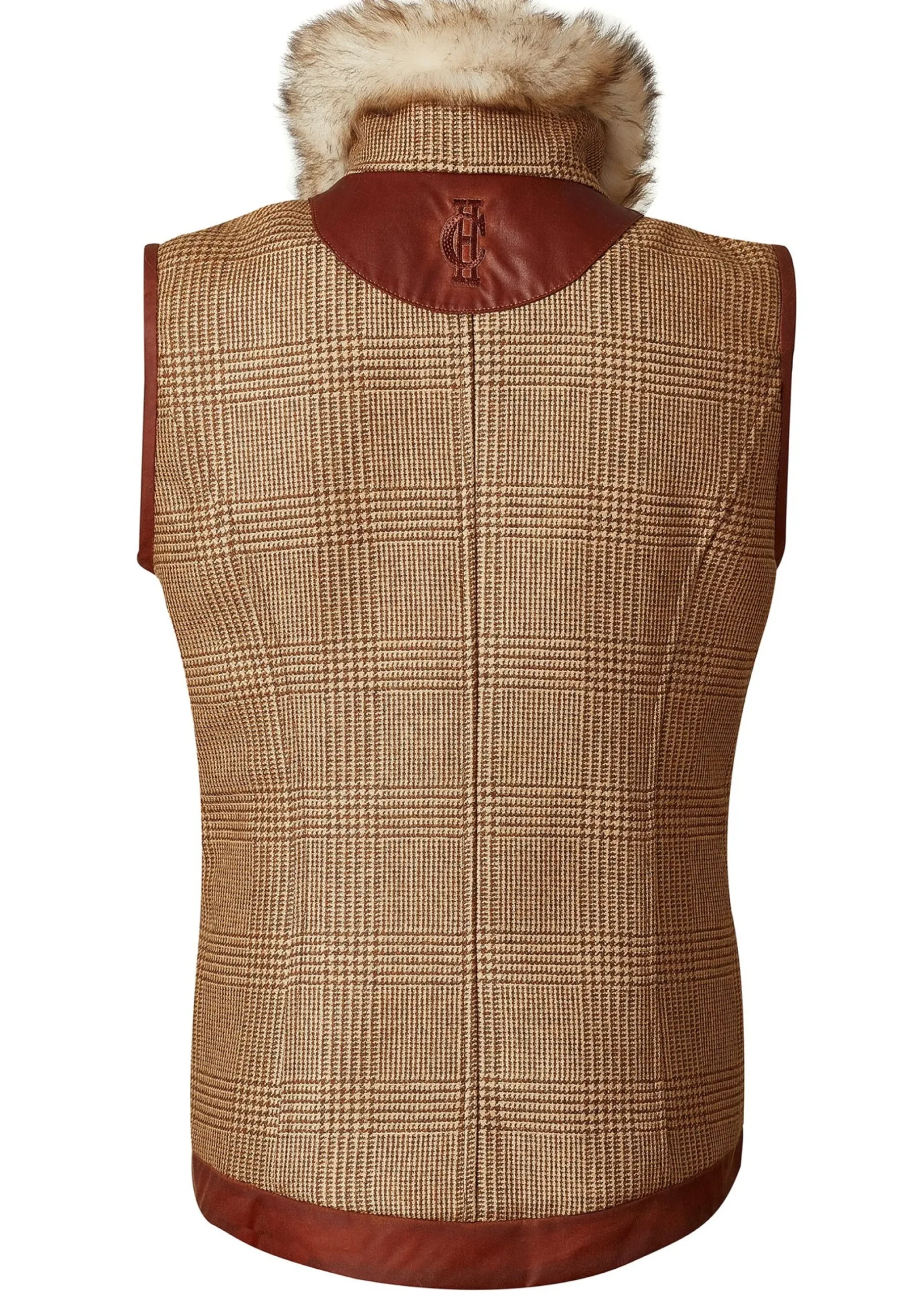 Holland Cooper Aviator Gilet Tawny Clearance