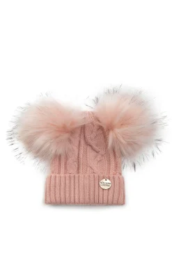 Holland Cooper Baby Bobble Hat Camel Clearance