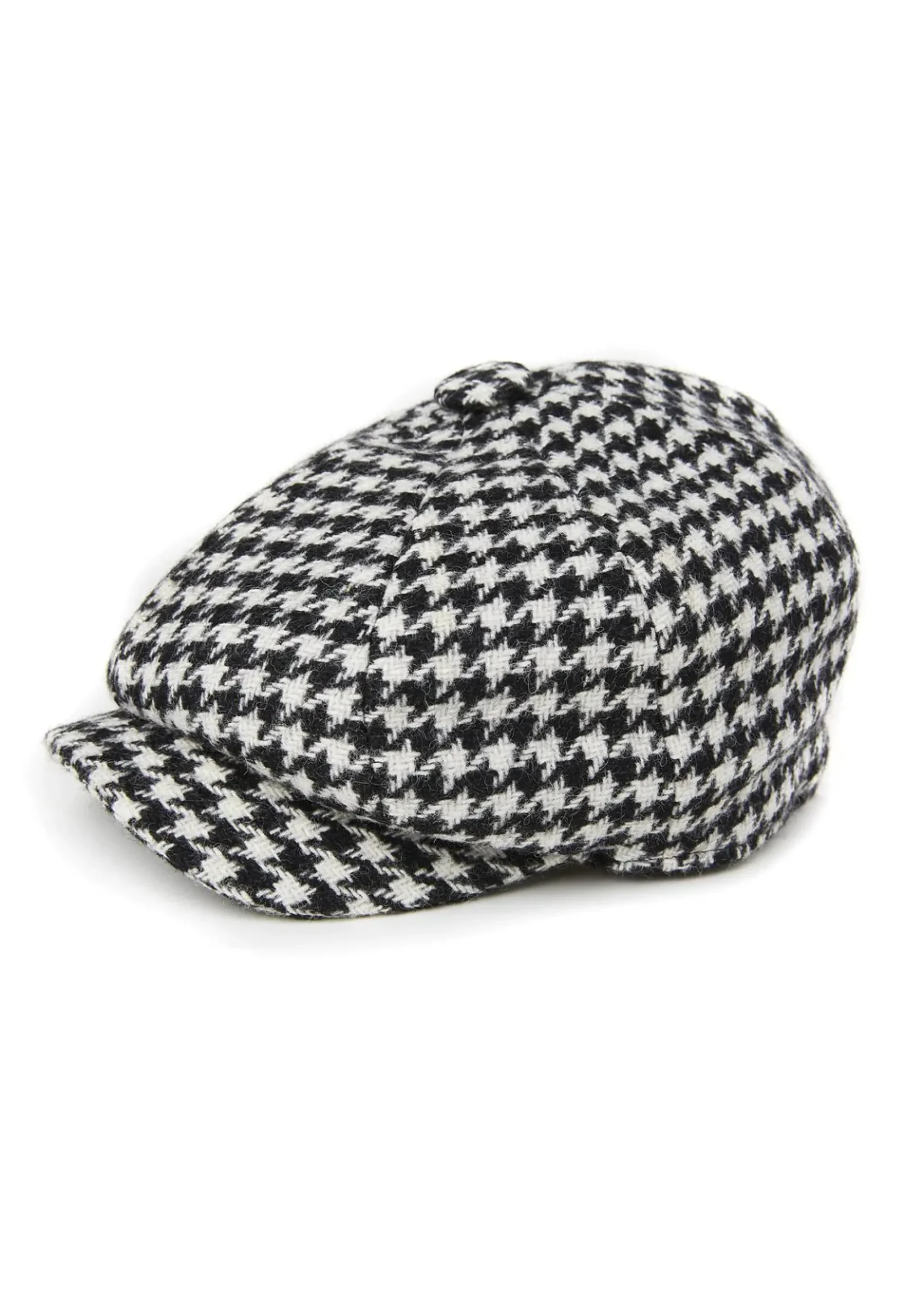 Holland Cooper Baker Boy Cap Houndstooth Clearance