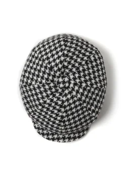 Holland Cooper Baker Boy Cap Houndstooth Clearance