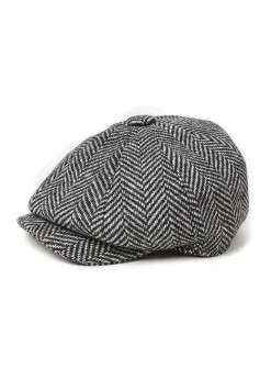 Holland Cooper Baker Boy Cap Houndstooth Clearance
