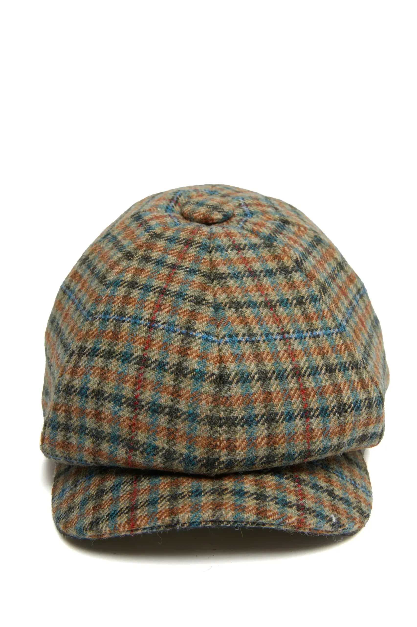 Holland Cooper Baker Boy Cap Bredon Check Clearance