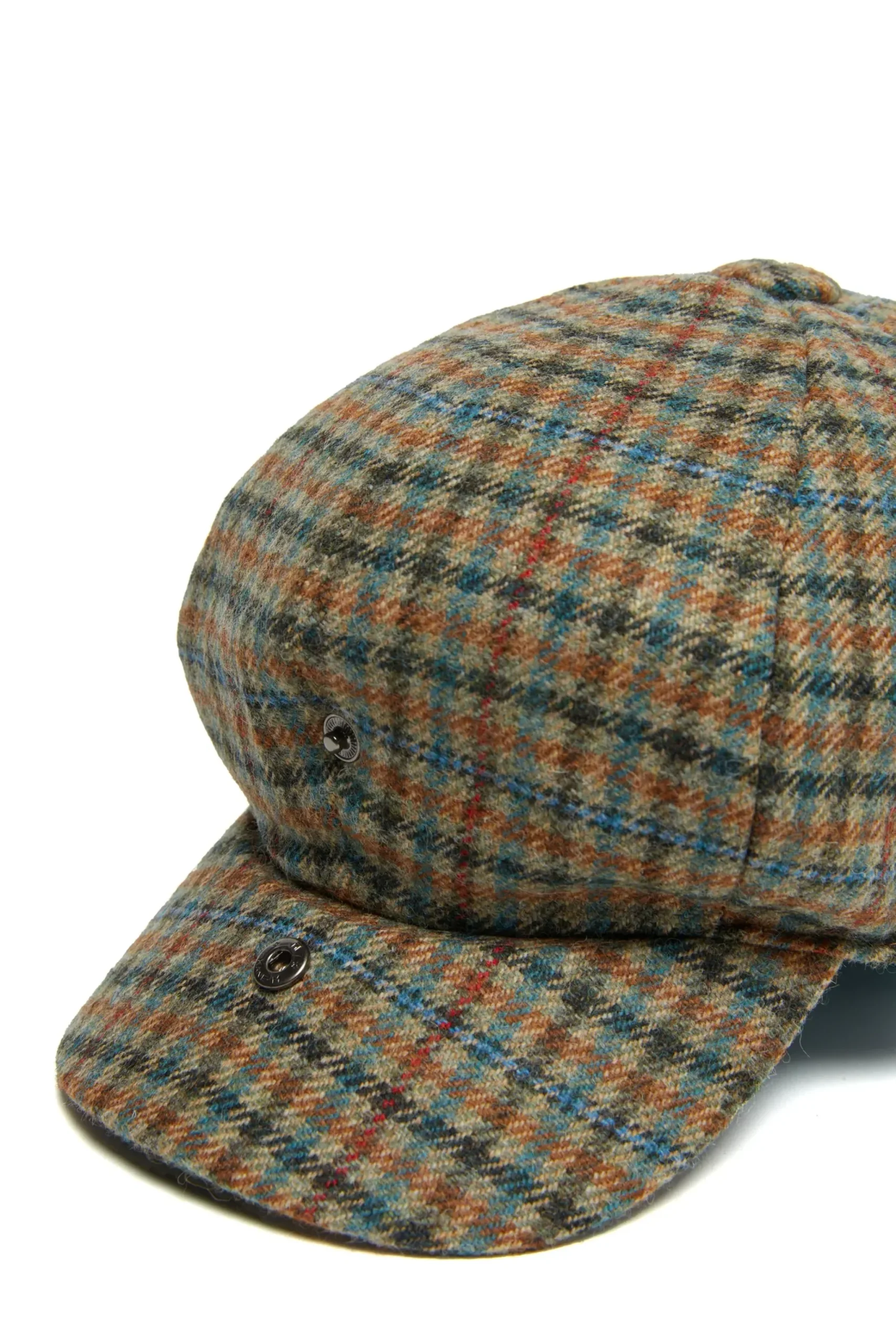 Holland Cooper Baker Boy Cap Bredon Check Clearance
