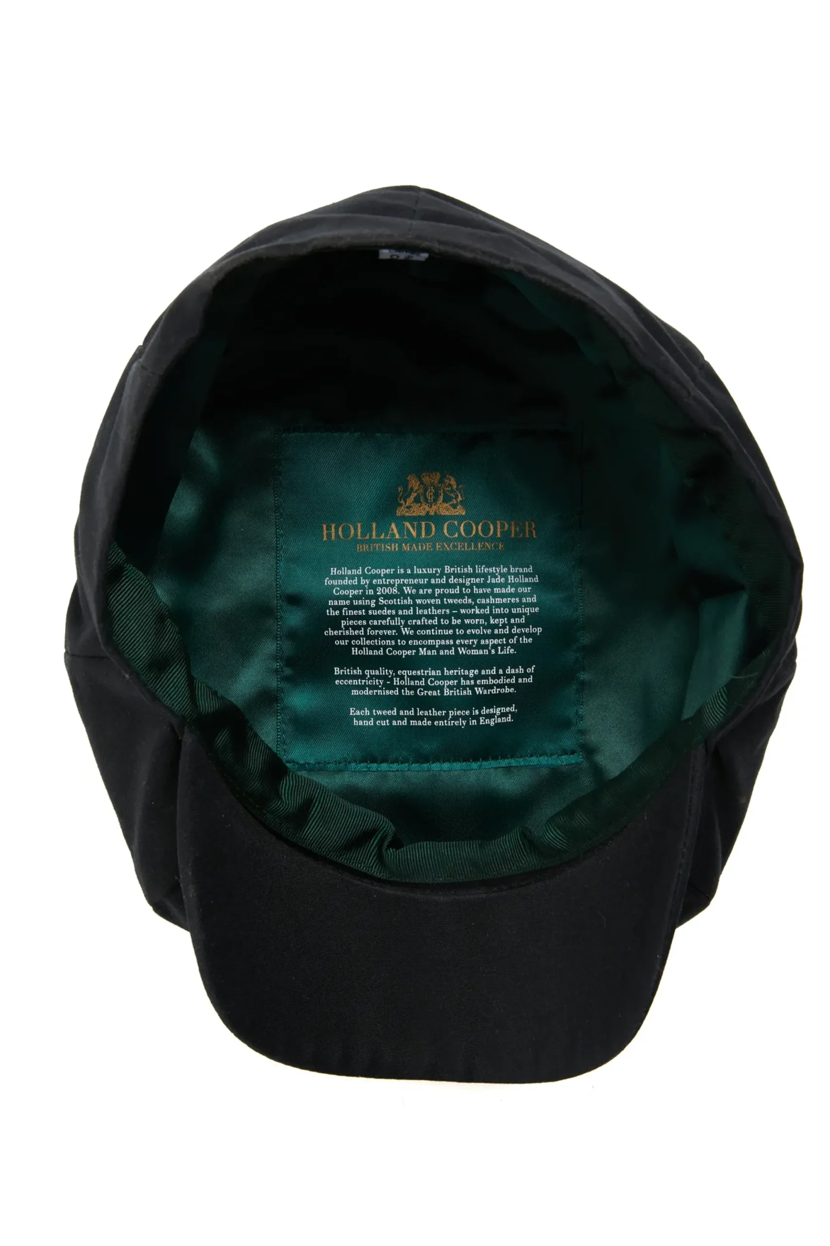 Holland Cooper Baker Boy Cap Black Hot