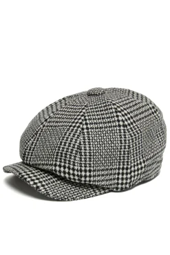 Holland Cooper Baker Boy Cap Prince of Wales Mono Online