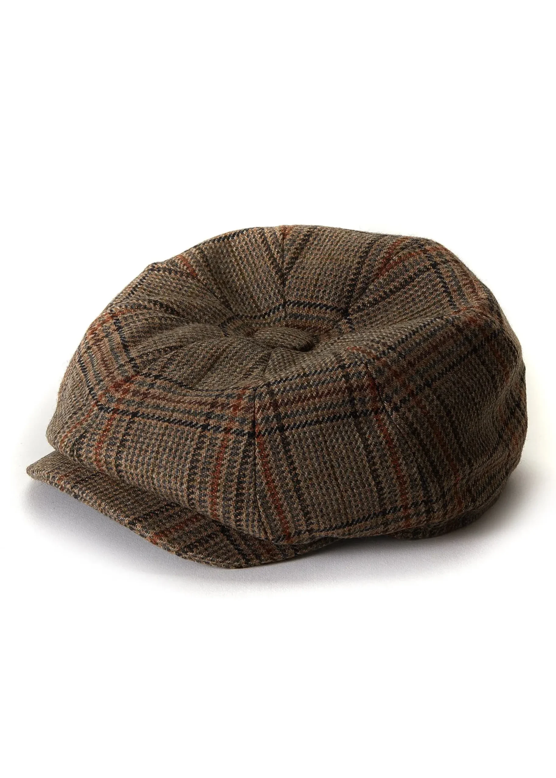 Holland Cooper Baker Boy Cap Bourbon Hot