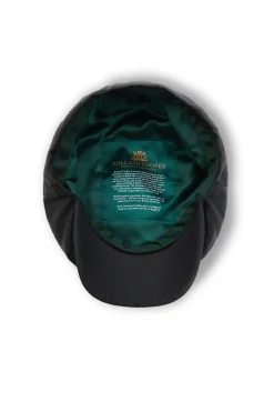 Holland Cooper Baker Boy Cap Black Wax Clearance
