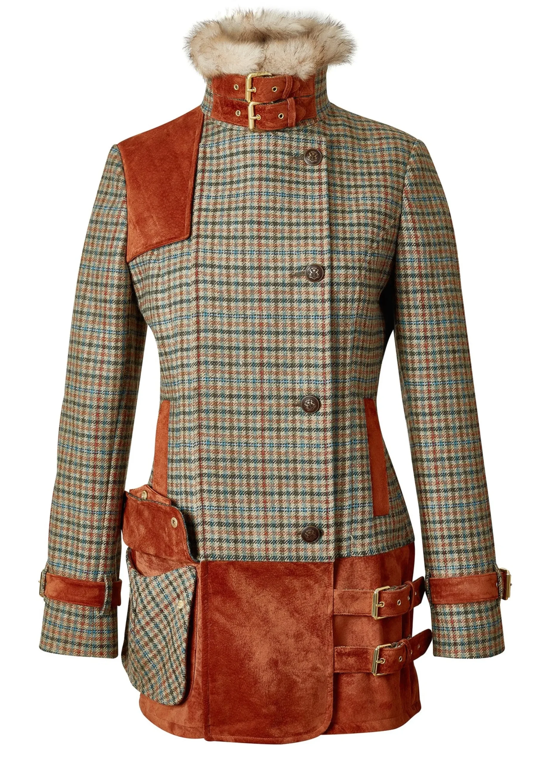 Holland Cooper Balmoral Field Jacket Bredon Tweed Online