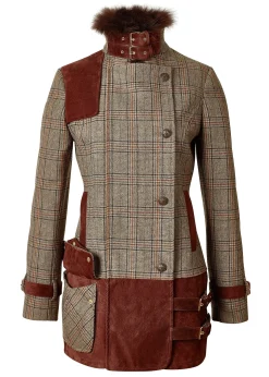 Holland Cooper Balmoral Field Jacket Bourbon Tweed Discount