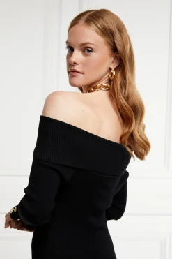 Holland Cooper Bardot Midi Dress Clearance