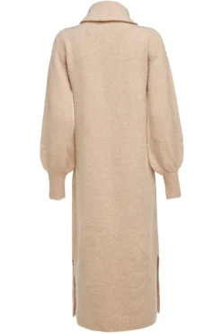 Holland Cooper Berkeley Roll Neck Dress Camel Discount