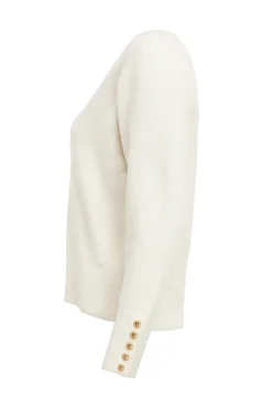 Holland Cooper Berkeley V-Neck Knit Natural Online