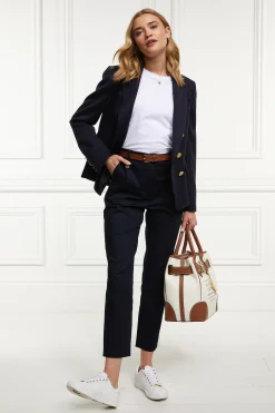 Holland Cooper Bexley Cigarette Trouser Ink Navy Best
