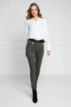 Holland Cooper Biker Jean Hunter Green Best