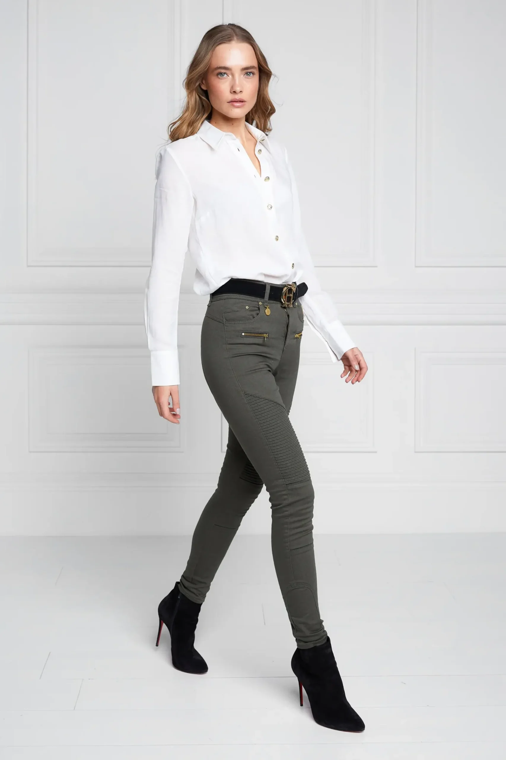 Holland Cooper Biker Jean Hunter Green Best