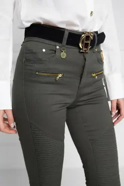 Holland Cooper Biker Jean Hunter Green Best