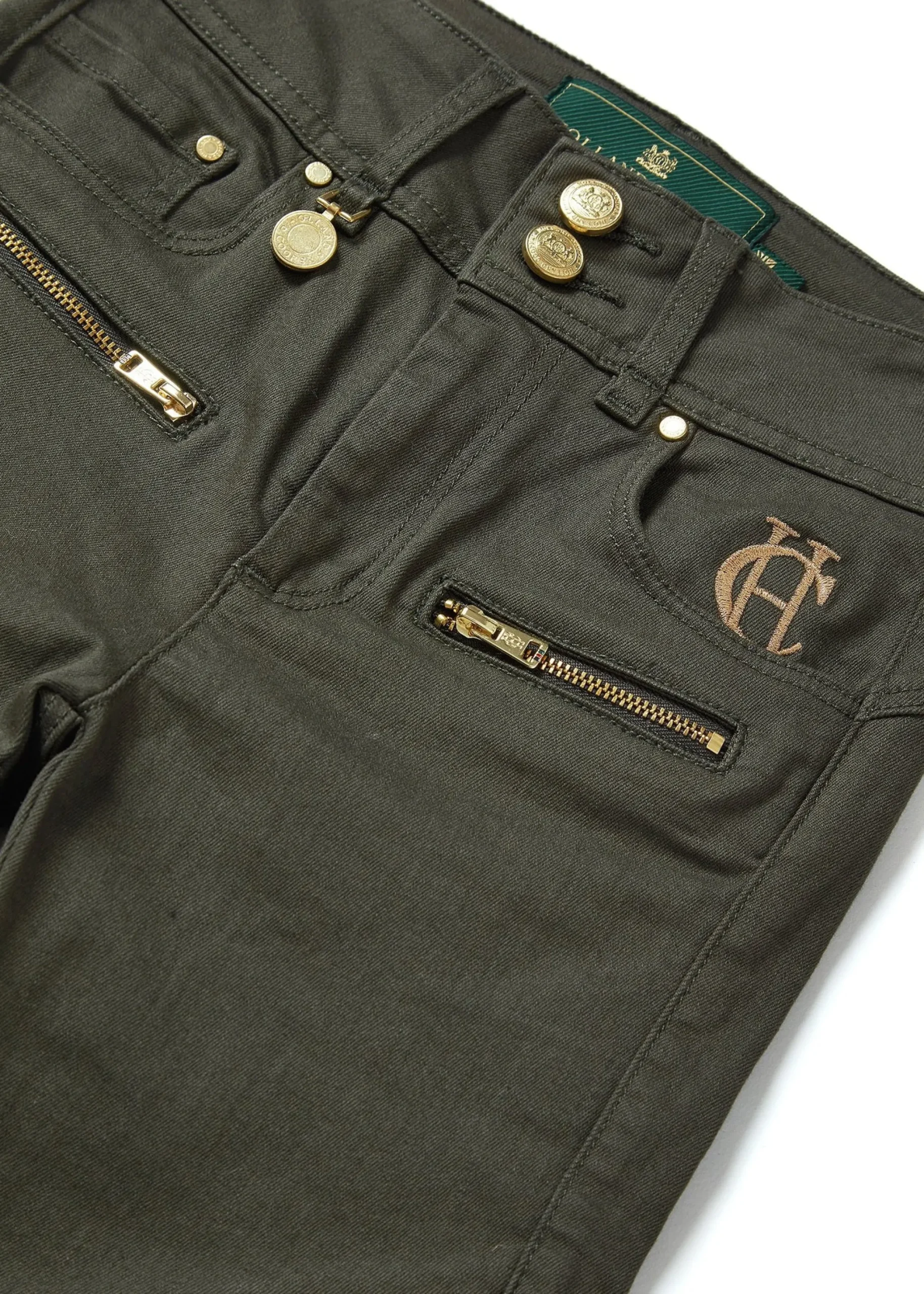 Holland Cooper Biker Jean Hunter Green Best