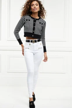 Holland Cooper Biker Jean Optic White Hot