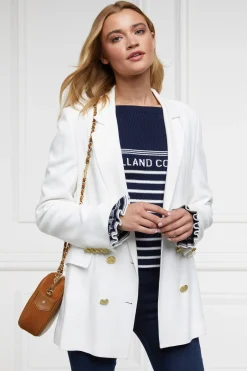 Holland Cooper Bretton Boat Neck Knit Ink Navy Discount