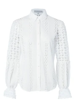 Holland Cooper Broderie Lace Shirt Hot