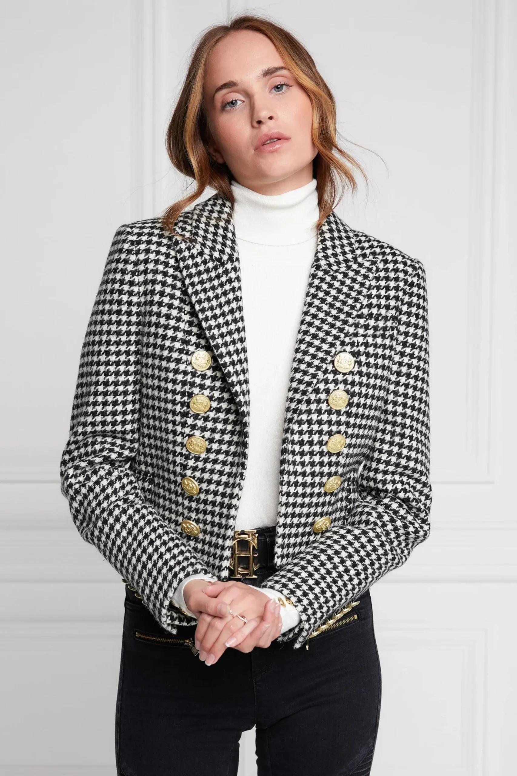 Holland Cooper Brompton Jacket Houndstooth Online