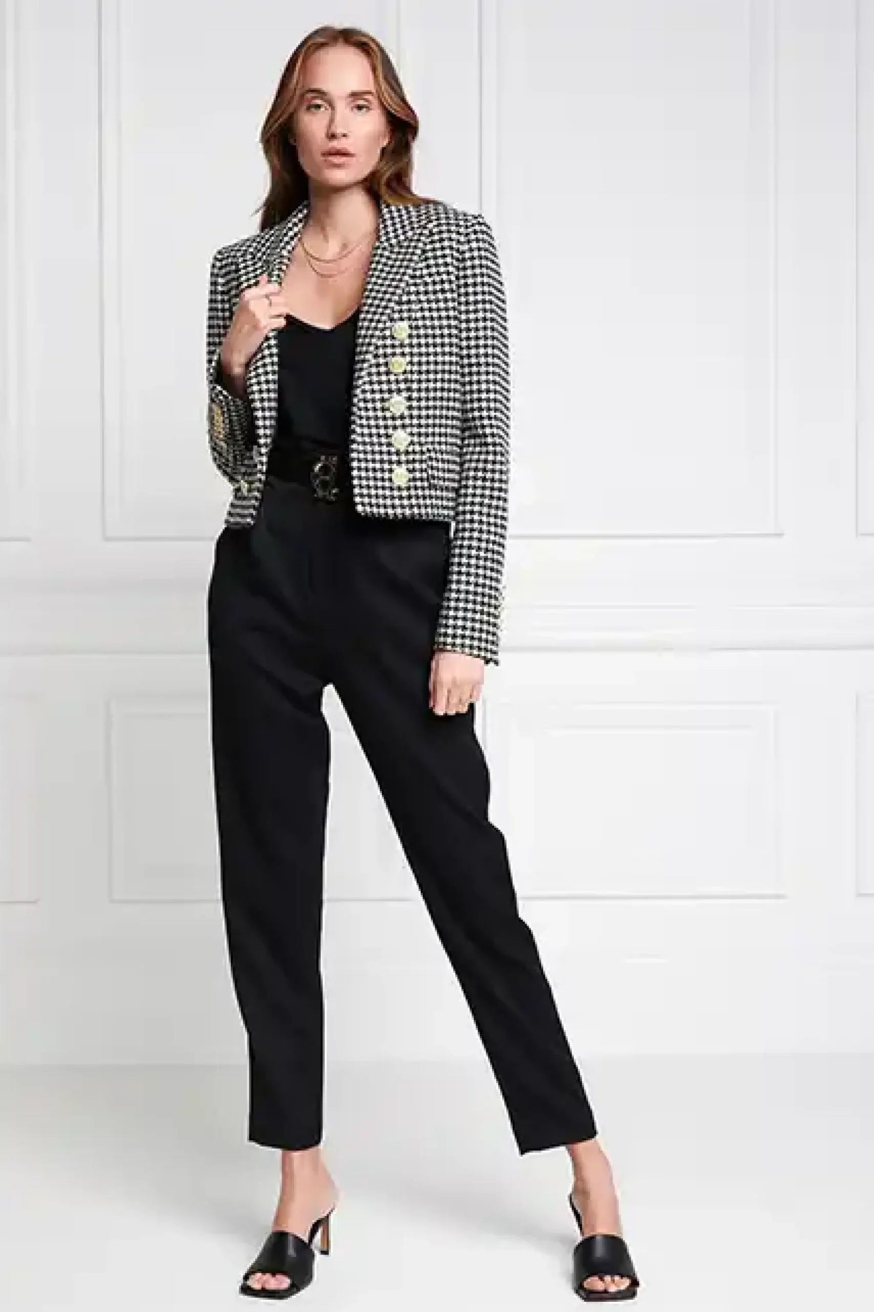 Holland Cooper Brompton Jacket Houndstooth Online