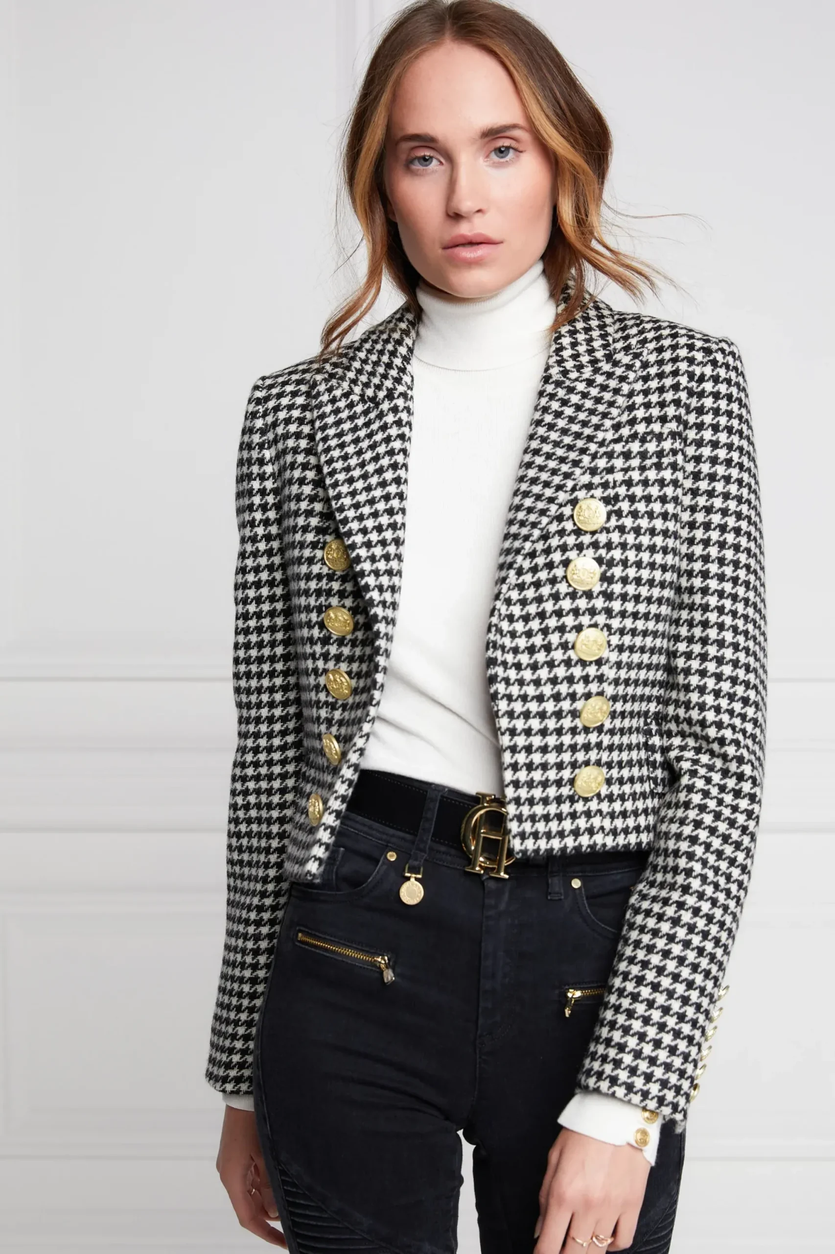 Holland Cooper Brompton Jacket Houndstooth Online