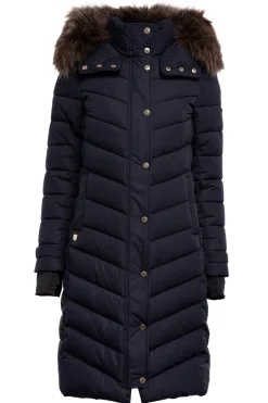 Holland Cooper Burghley Bobble Hat Ink Navy Hot