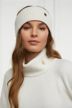 Holland Cooper Burghley Headband Cream Outlet