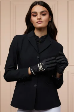 Holland Cooper Burghley Riding Gloves Black