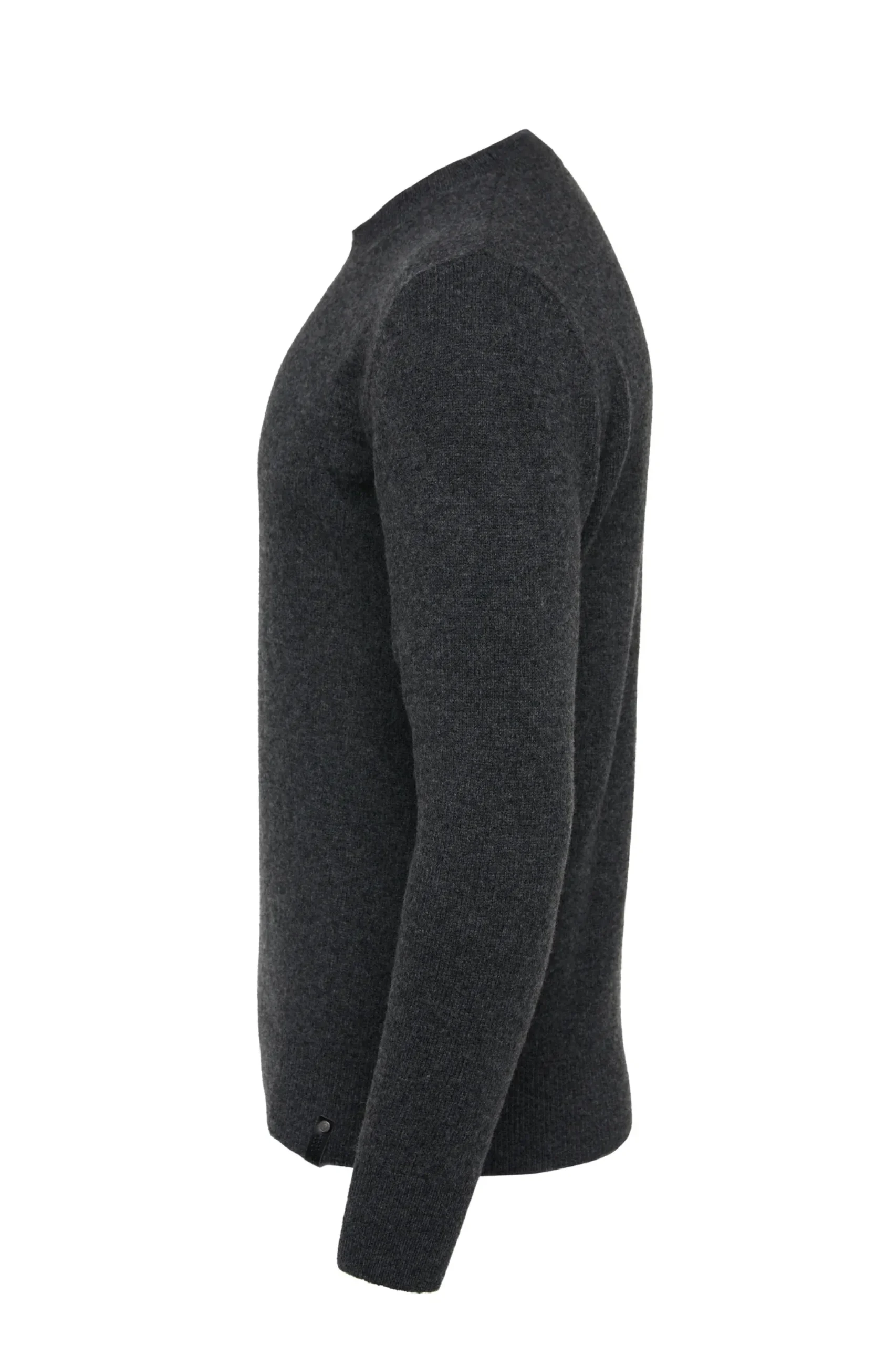 Holland Cooper Byron Crew Neck Knit Charcoal New