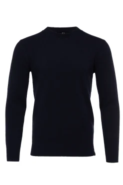 Holland Cooper Byron Crew Neck Knit Navy Outlet