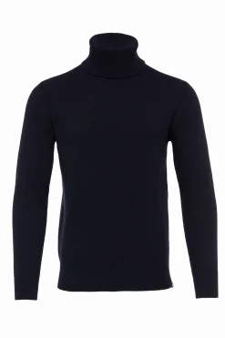 Holland Cooper Byron Roll Neck Knit Navy Best