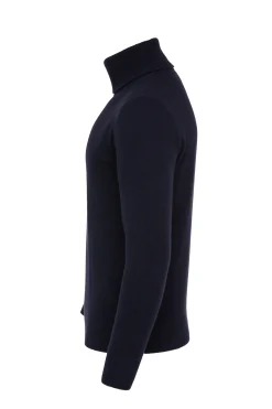 Holland Cooper Byron Roll Neck Knit Navy Best