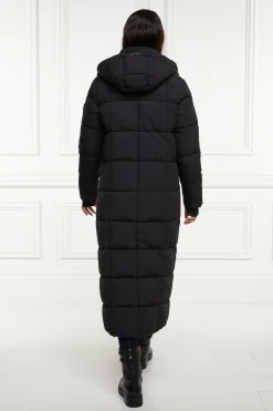 Holland Cooper Carrington Longline Coat Black
